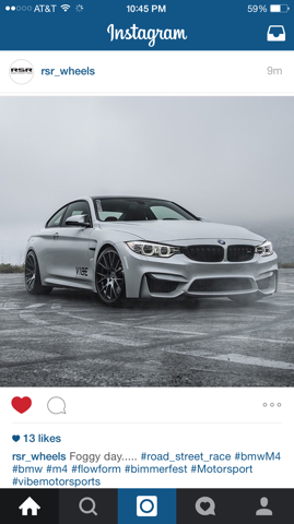 2017 BMW M3 fitted with 801 series 20x9.5 25mm wheels