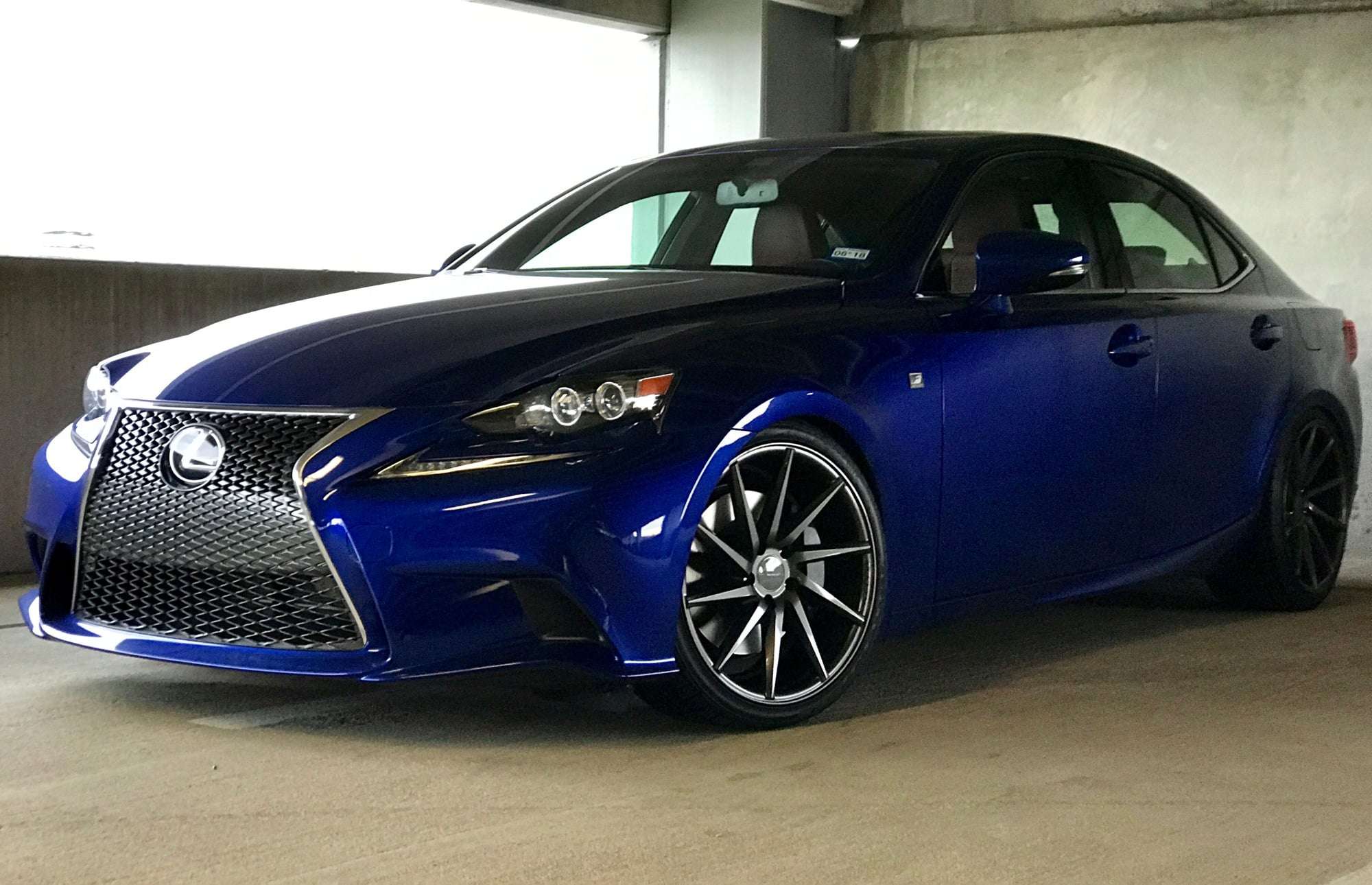 2016 Lexus IS200t fitted with CVT 19x8.5 32mm wheels