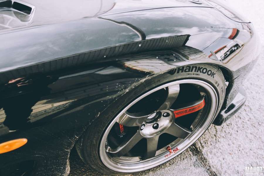 1994 Mazda RX-7 with Volk Racing TE37SL and Hankook HAN Ventus V12 EVO2 ...