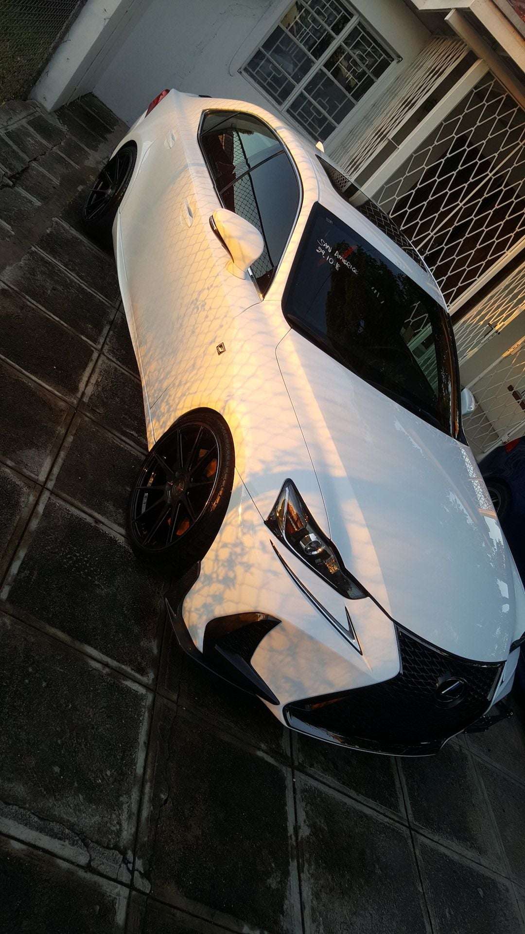 2017 Lexus IS300 fitted with RFS1.3 19x8.5 35mm wheels