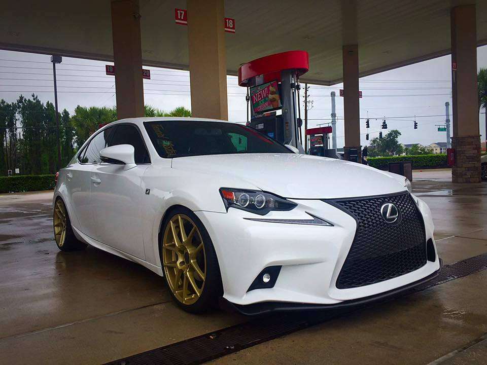 2015 Lexus IS250 fitted with AG M510 19x8.5 35mm wheels