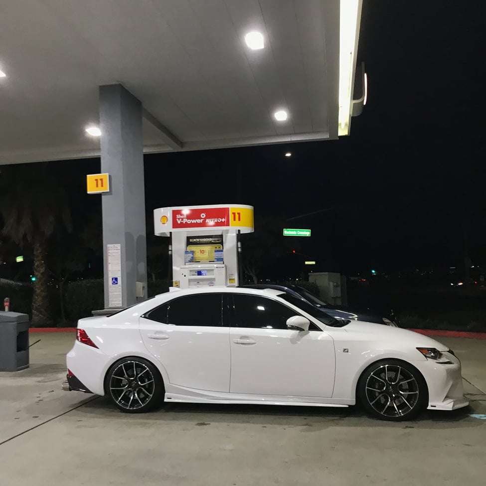 2014 Lexus IS350, on Gram Lights 57ANA 19x8.5 +36, Michelin MIC Pilot Sport 4 S 235/35R19, GReddy x KW coilovers