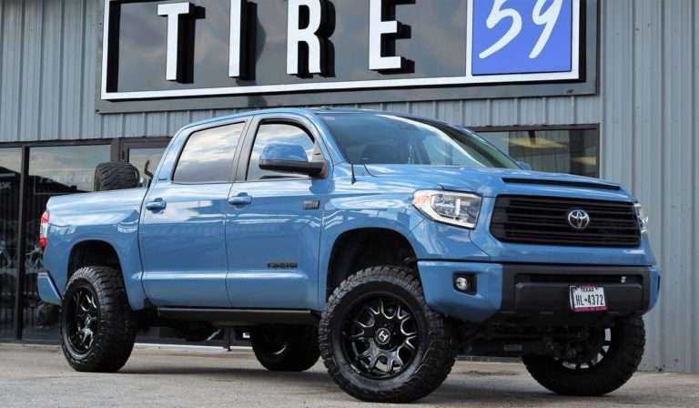 2019 Toyota Tundra, on Hostile H113 Rage 20x10 -19, Federal FED Xplora R/T 315/60R20, OEM lifted