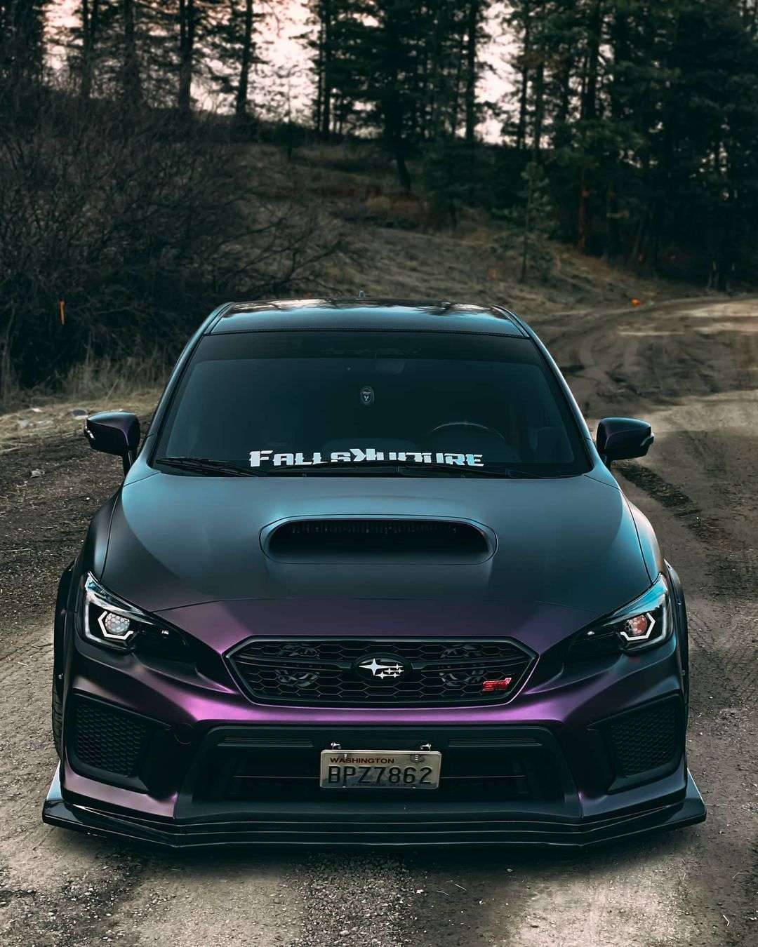 2018 Subaru WRX STI fitted with ADVAN Racing TC-4 18x9.5 12mm wheels