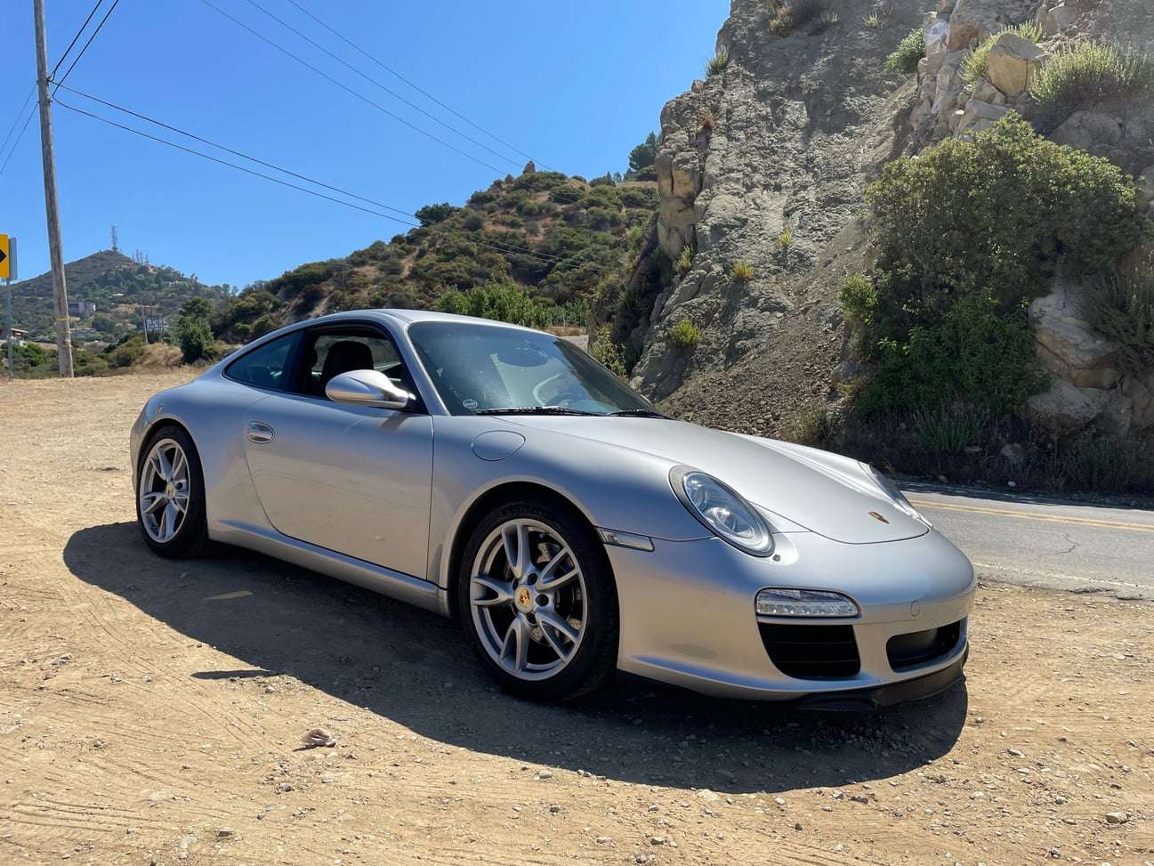 2010 Porsche 911 fitted with Carrera IV Wheels 18x8 57mm wheels