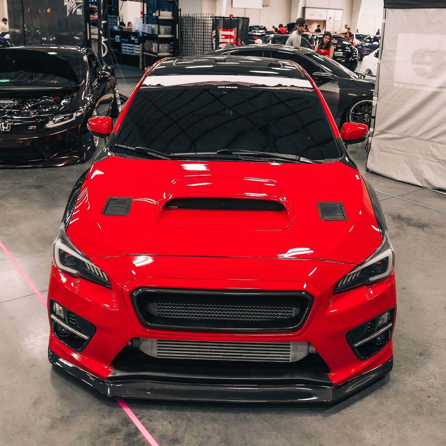 2017 Subaru WRX STI fitted with SSR Professor TF1 18x10 20mm wheels