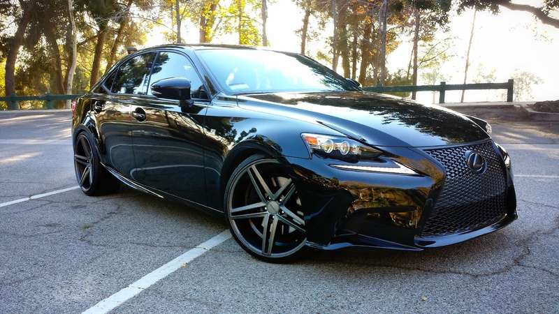 2014 Lexus IS350 fitted with VVS-CV5 20x9 32mm wheels