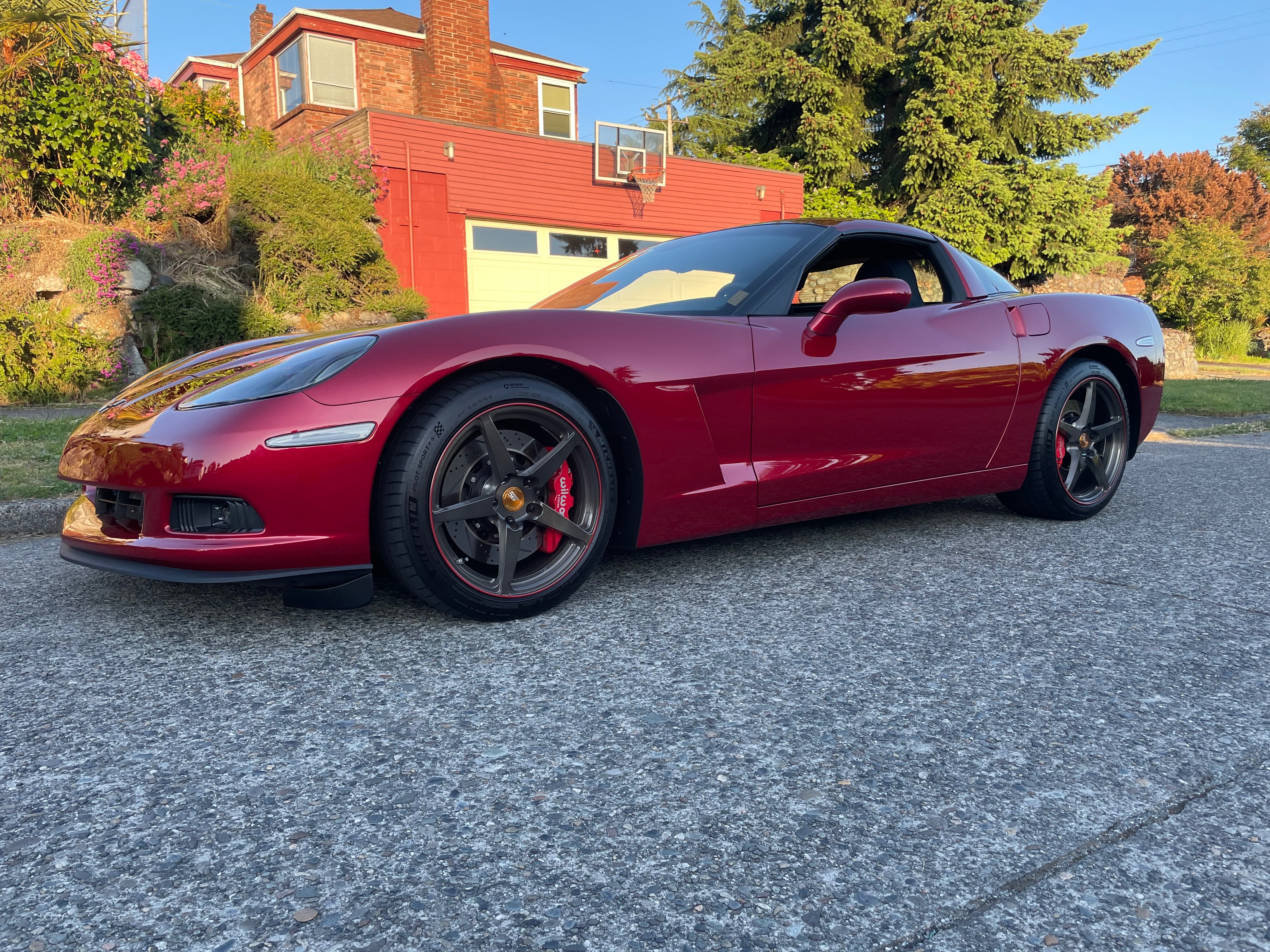 2005 Chevrolet Corvette fitted with RS45 19x10.5 78mm wheels