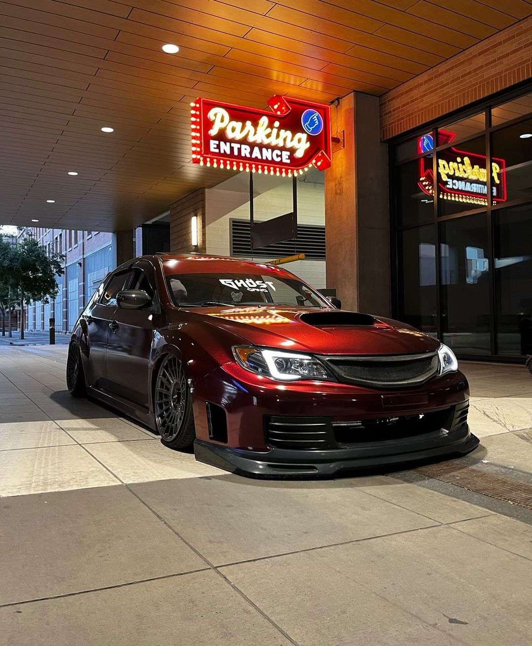 2014 Subaru Impreza fitted with LAS-R 18x9.5 25mm wheels