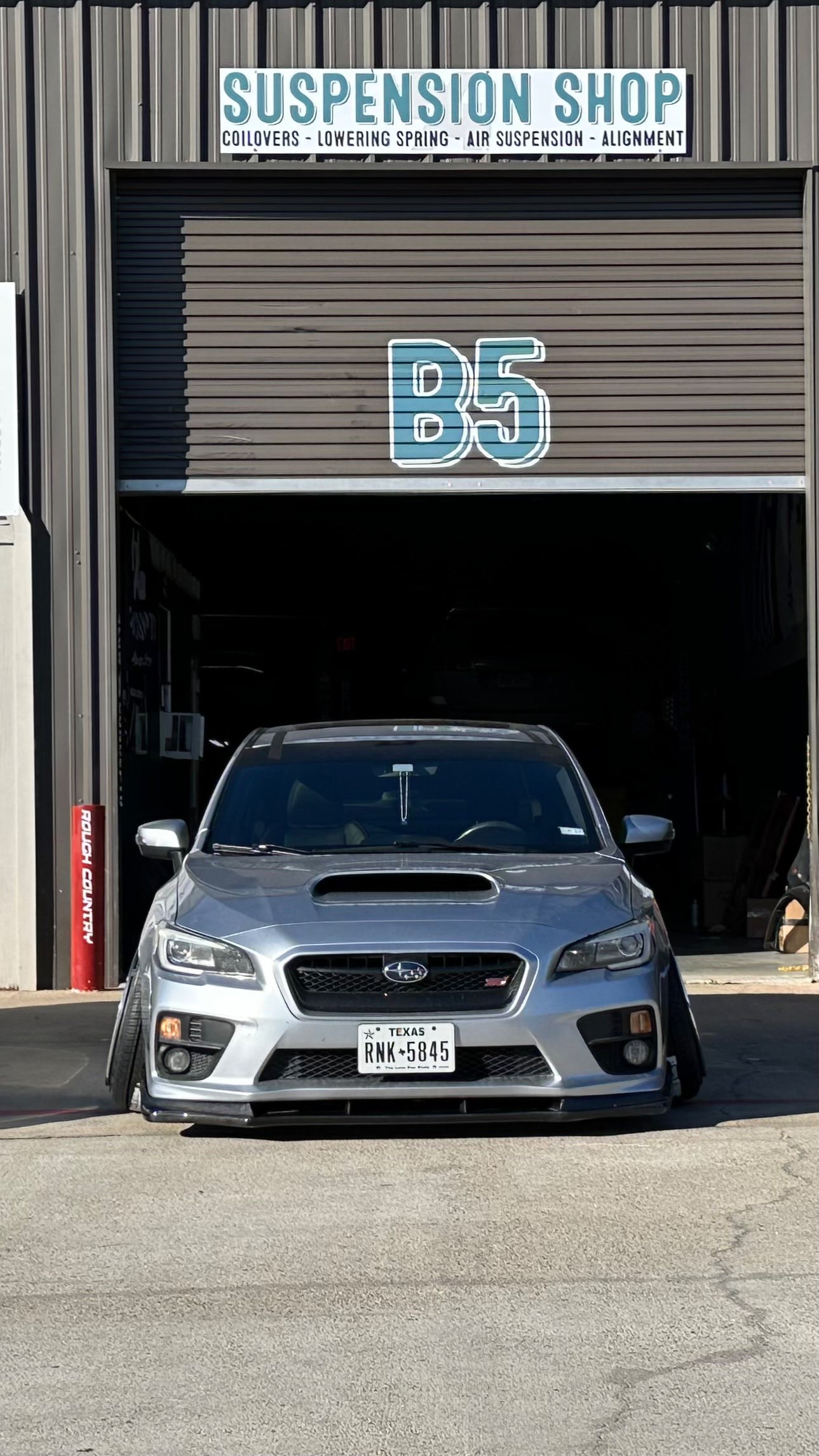 2017 Subaru WRX STI fitted with Super RS 18x10.5 16mm wheels