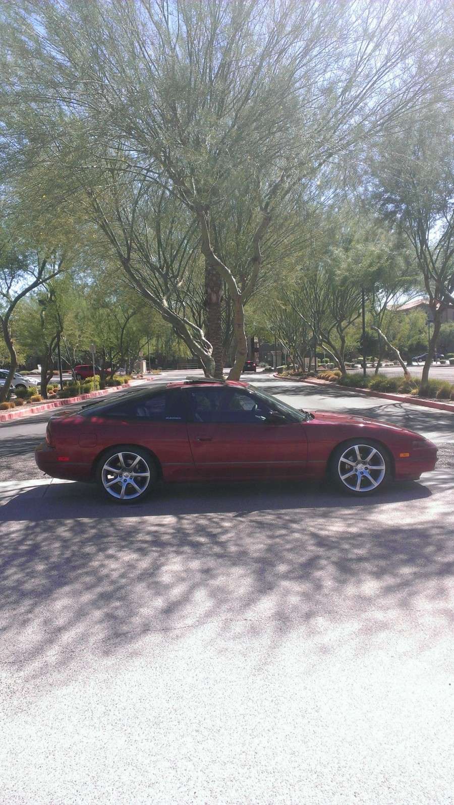 1991 Nissan 240SX fitted with Infiniti G35 18x8 30mm wheels