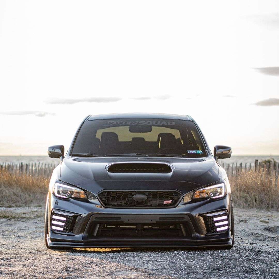 2018 Subaru WRX fitted with Enkei NT03+M 18x9.5 40mm wheels