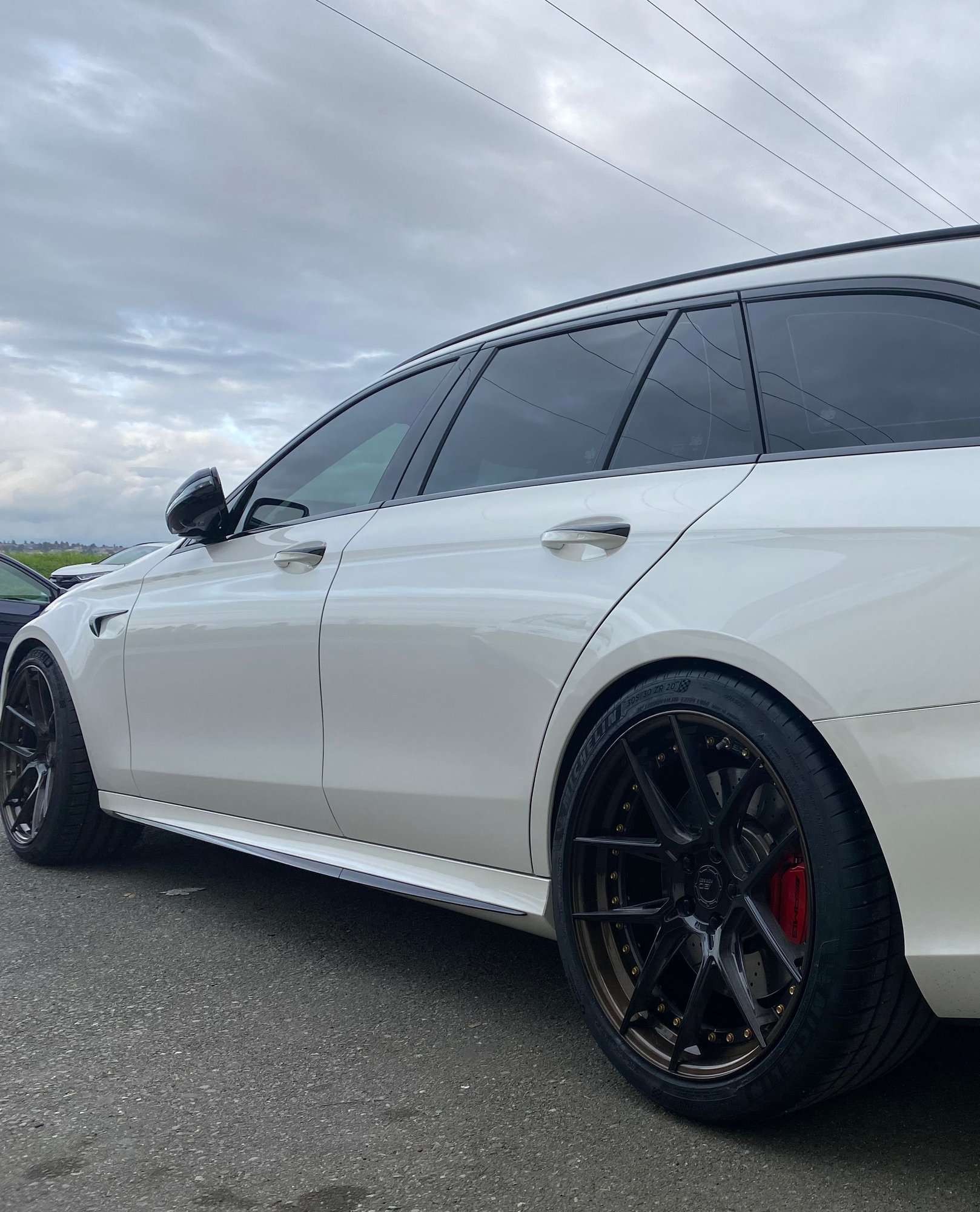 2013 Mercedes-Benz C63 AMG fitted with BC Forged NA HCA381S 20x10 18mm wheels
