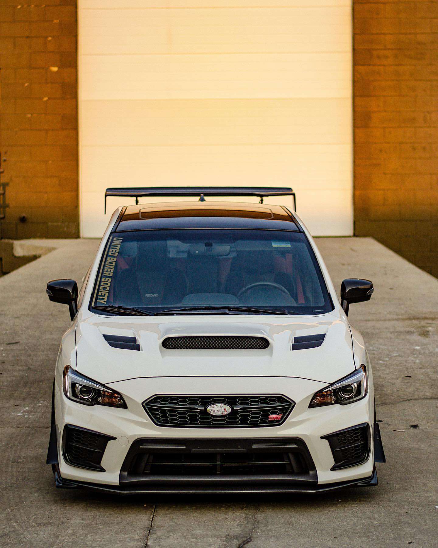 2019 Subaru WRX STI fitted with Enkei Raijin 18x9.5 35mm wheels