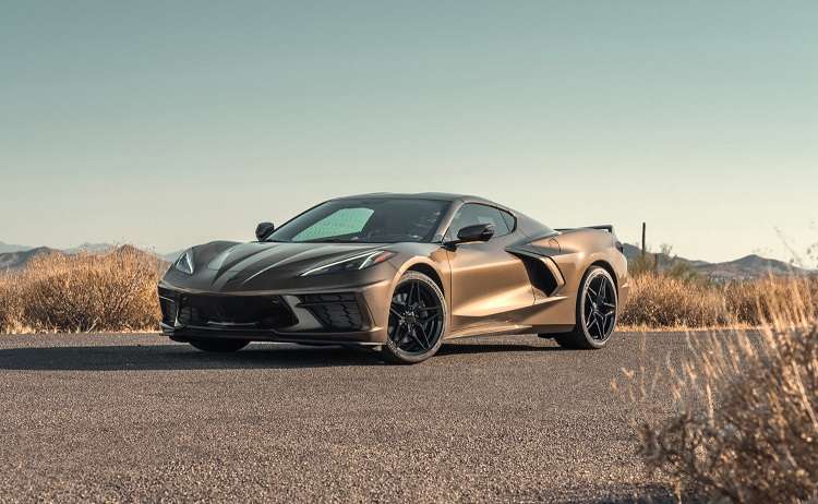 2020 Chevrolet Corvette fitted with M755 19x10 40mm wheels