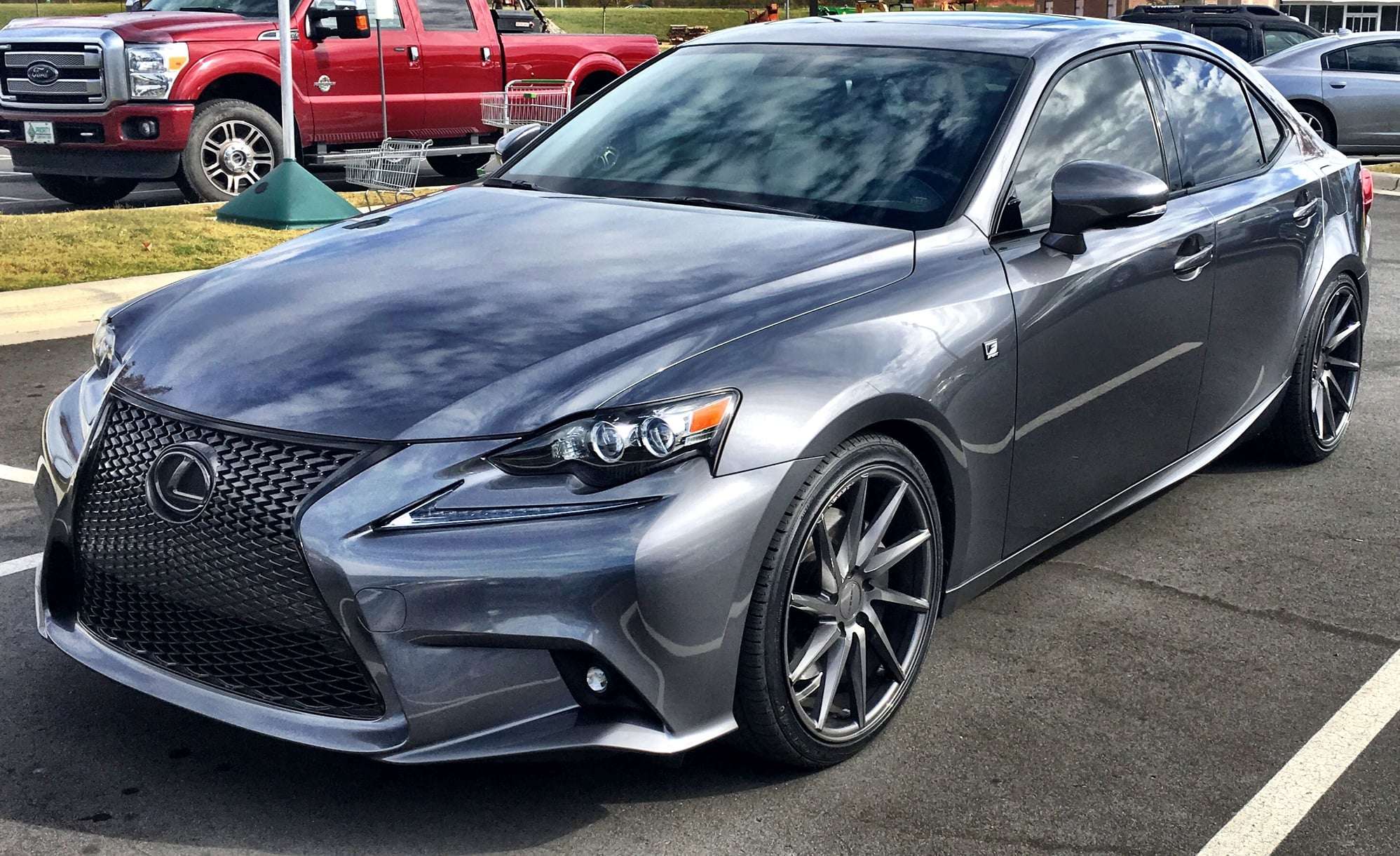 2016 Lexus IS300 fitted with CVT 19x8.5 32mm wheels
