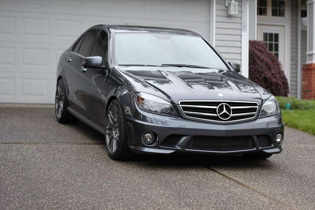 2016 Mercedes-Benz C300 fitted with Forgestar F14 Gun Metal Wheels 18x8.5 44mm wheels