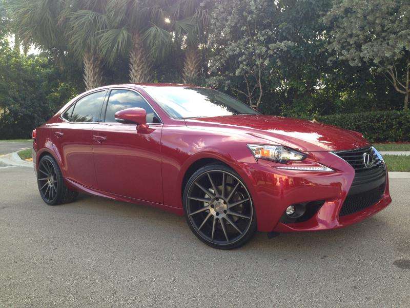2015 Lexus IS250 fitted with Surge 20x8.5 35mm wheels
