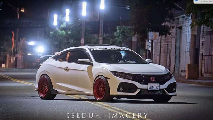 2017 Honda Civic fitted with RPF1 18x9.5 15mm wheels