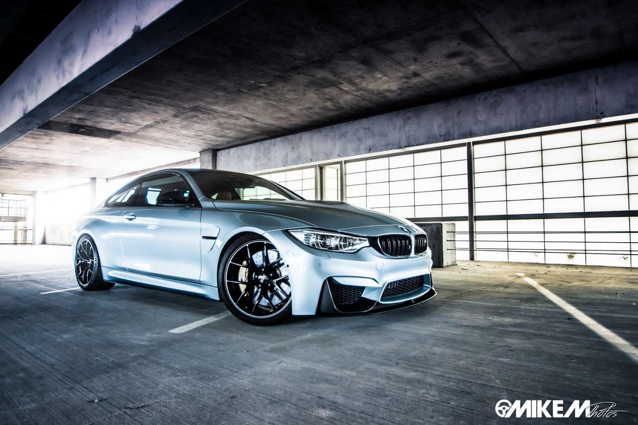 2018 BMW M4 fitted with FI 20x9.5 26mm wheels