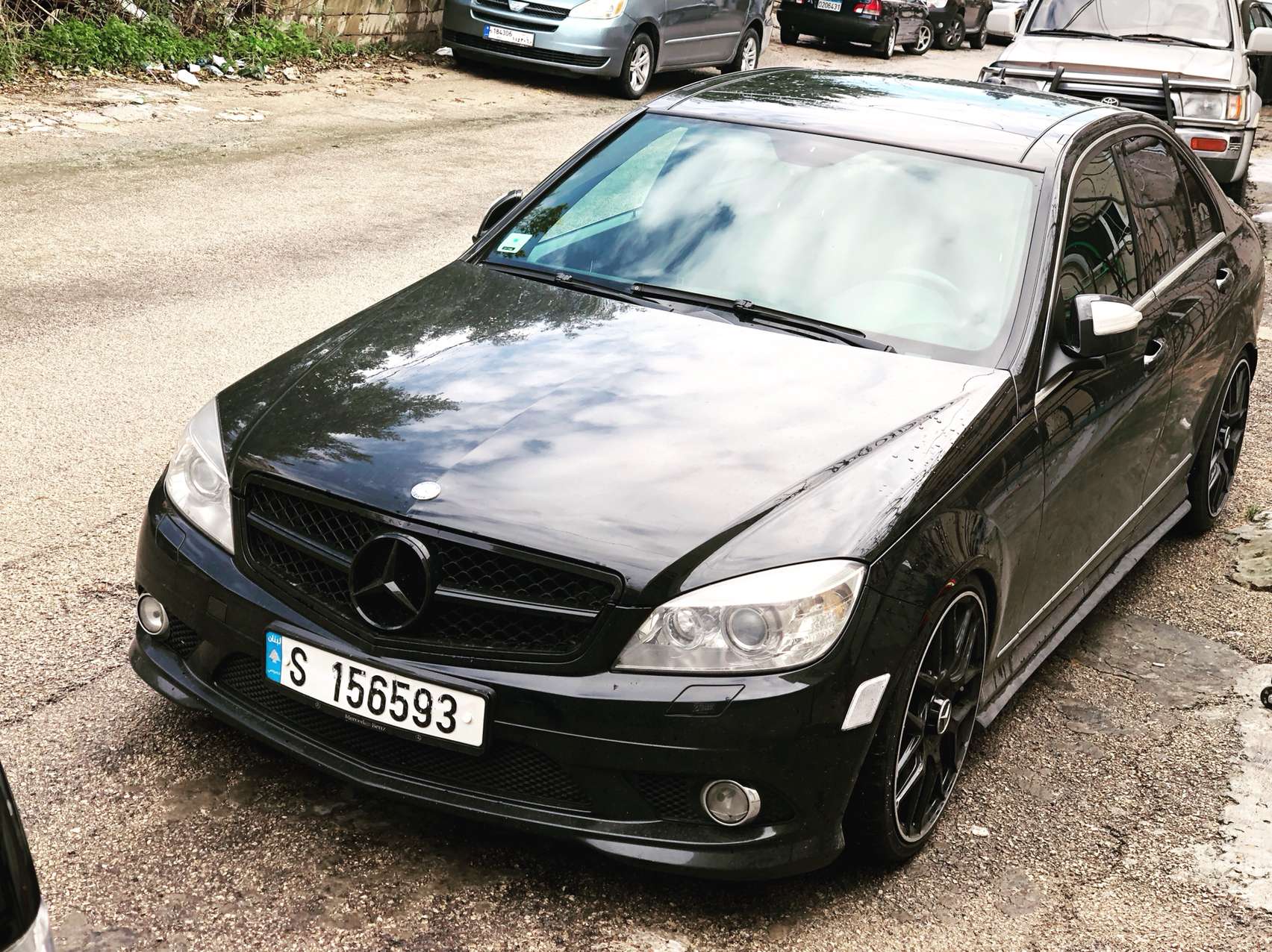 2009 Mercedes-Benz C350 fitted with A45 S 19x8 38mm wheels