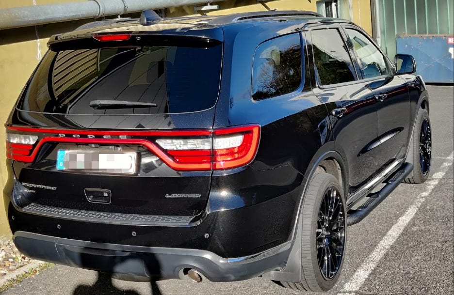 2024 Dodge Durango, on Diewe Impatto Nero 22x10 +42, 285/35R22