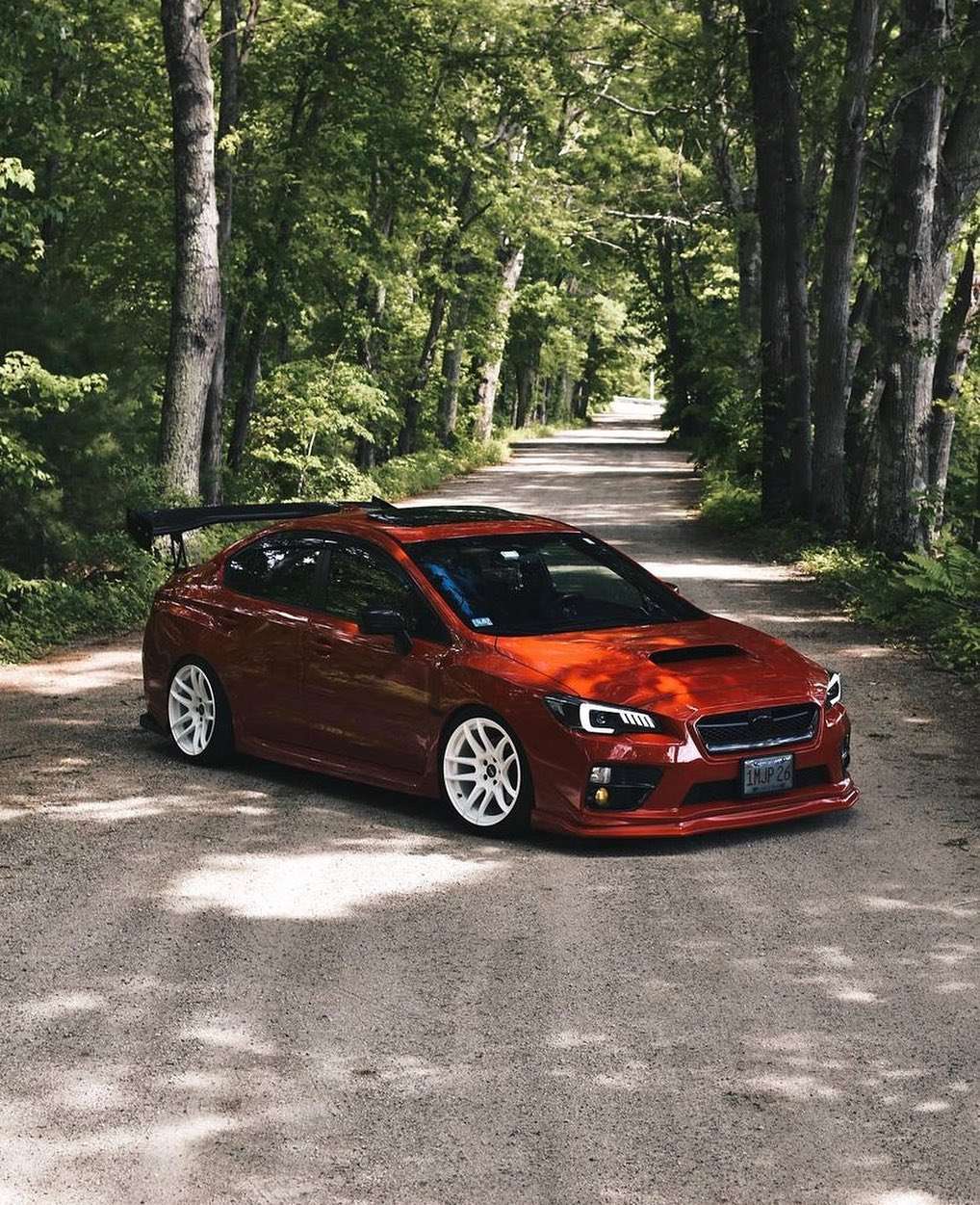 2016 Subaru WRX fitted with ESR CS8 18x9.5 22mm wheels