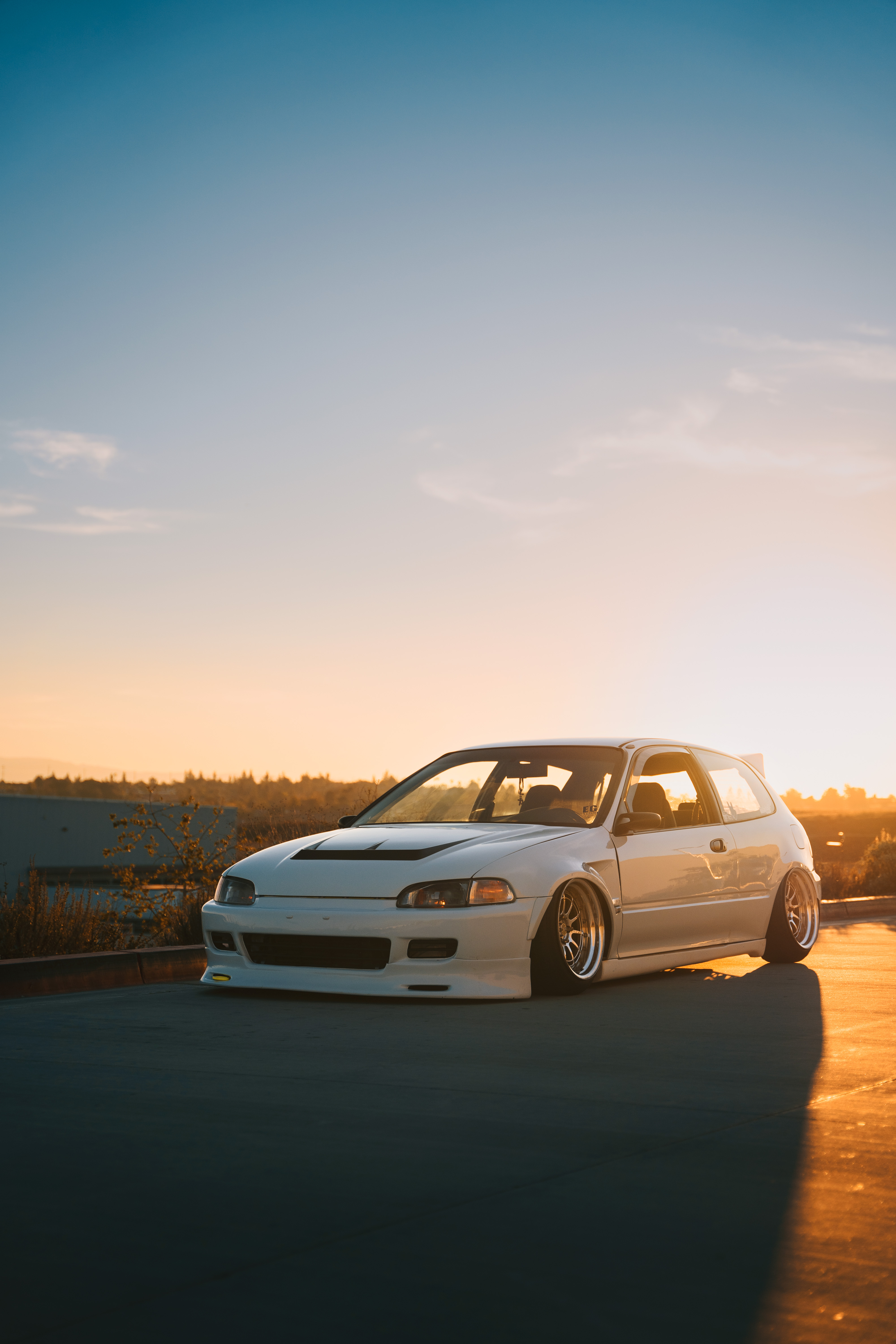 1995 Honda Civic on CCW D-11L 16x9, Haida tires HD921