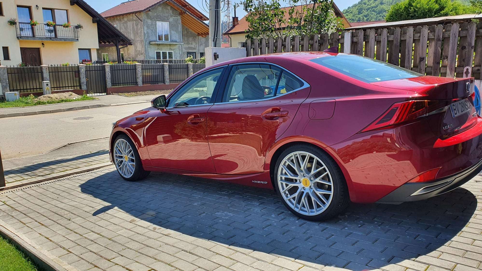 2016 Lexus IS300 fitted with RS4 19x8.5 40mm wheels
