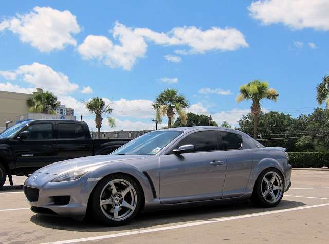 2004 Mazda RX-8 fitted with RP03 18x9.5 28mm wheels
