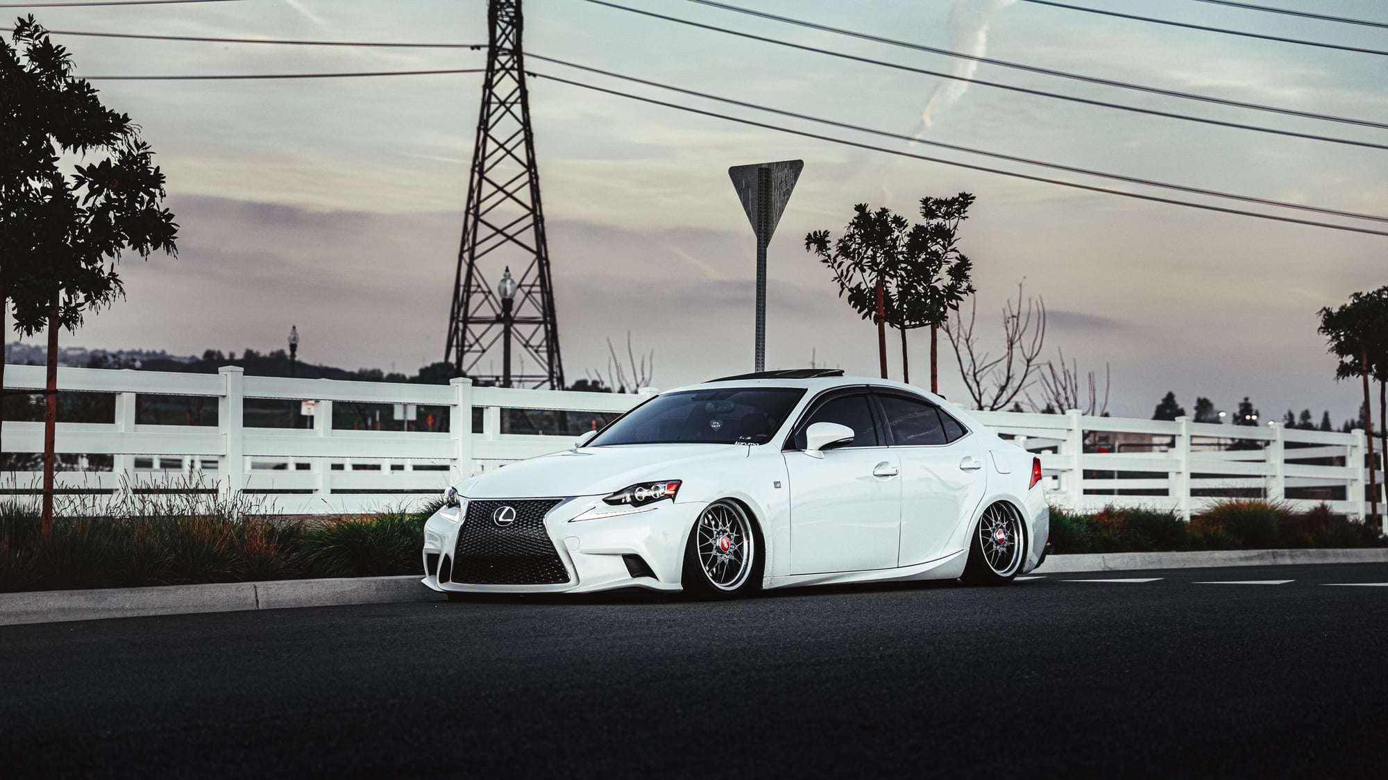 2014 Lexus IS250 fitted with RZ 18x9 35mm wheels