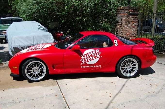 1993 Mazda RX-7 - Enkei Wheels Enkei NT03 18x8.5 +20, 235/40R18, lifted