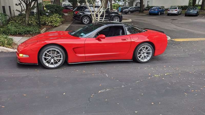 2000 Chevrolet Corvette with Apex Wheels VS-5RS and Falken FAL Azenis ...