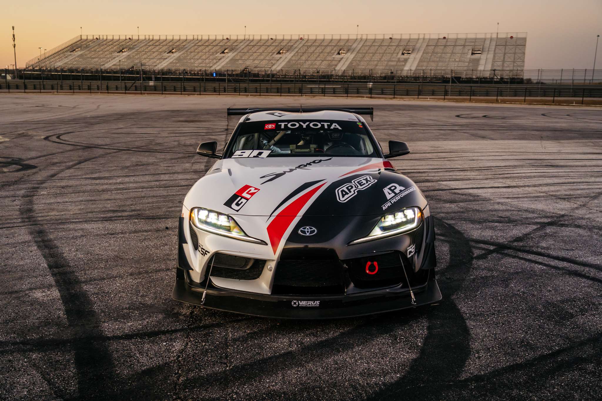 2020 Toyota GR Supra fitted with EC-7R 18x10.5 38mm wheels