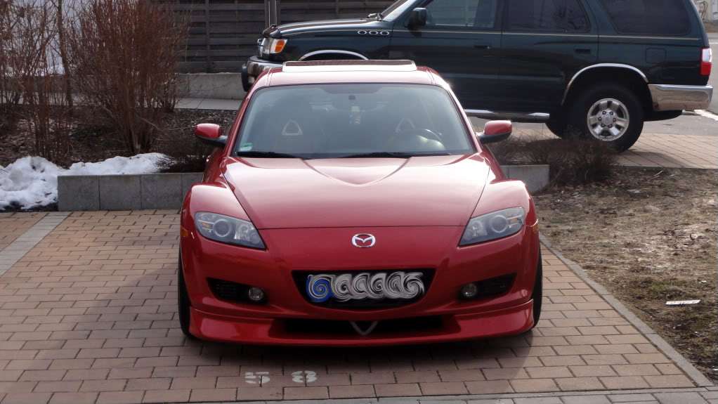 2004 Mazda RX-8 fitted with WEDS - TC105N 18x9.5 30mm wheels