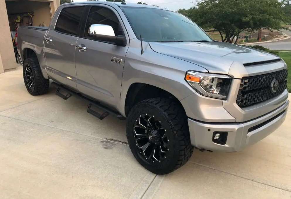 2018 Toyota Tundra fitted with D546 ASSAULT 20x9 20mm wheels