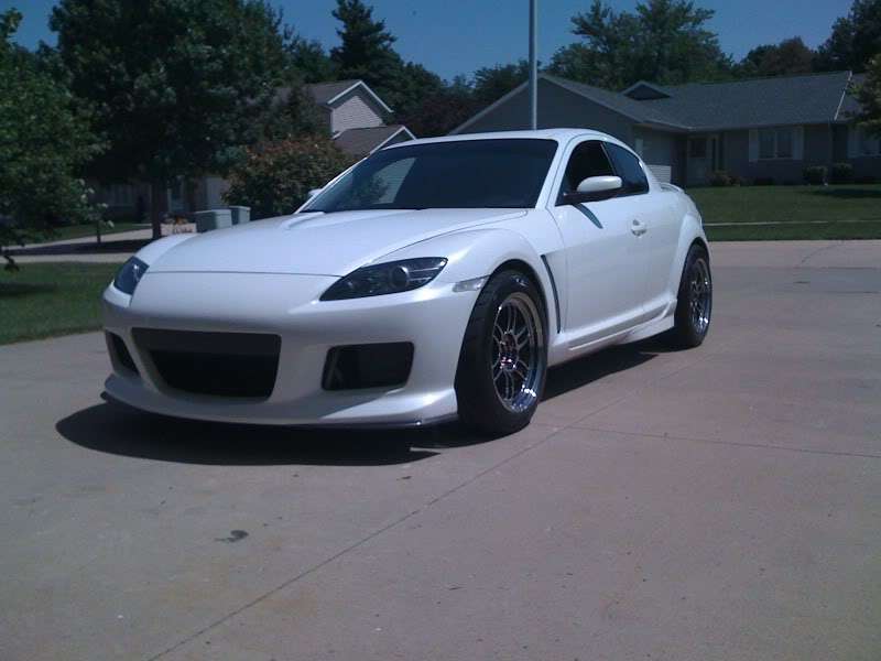 2009 Mazda RX-8 fitted with RPF1 17x10 38mm wheels