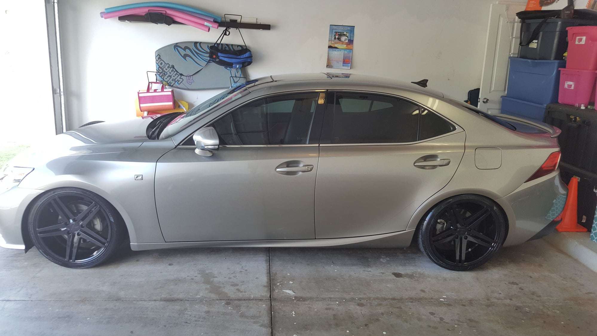 2015 Lexus IS250 fitted with CV5 19x8.5 38mm wheels