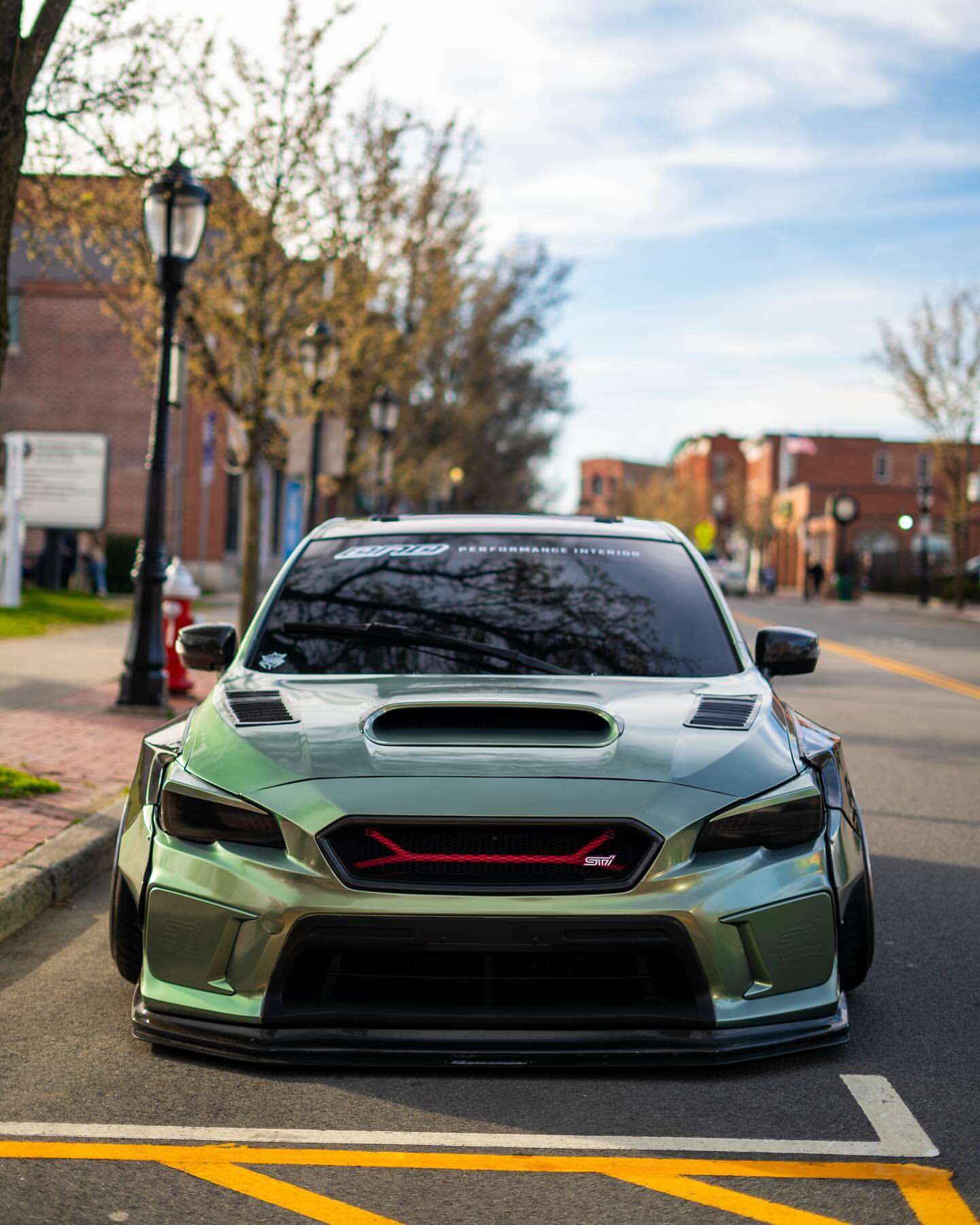 2016 Subaru WRX fitted with Avant Garde F251 18x12.5 5mm wheels