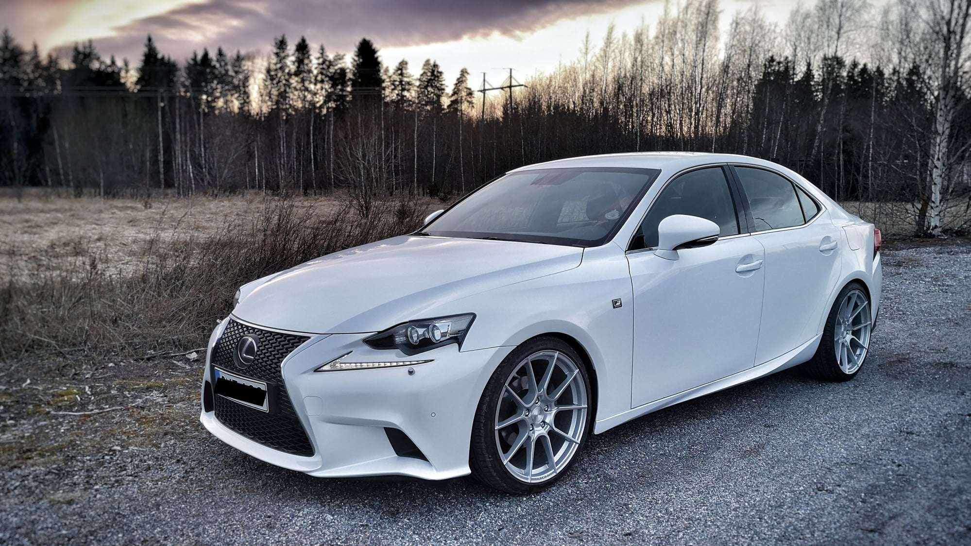 2014 Lexus IS350 fitted with FFR6 19x8.5 42mm wheels