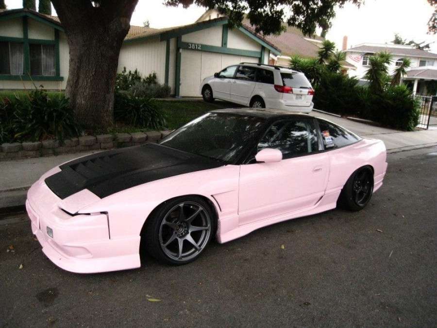 1991 Nissan 240SX fitted with MR154 Battle 17x9.5 15mm wheels