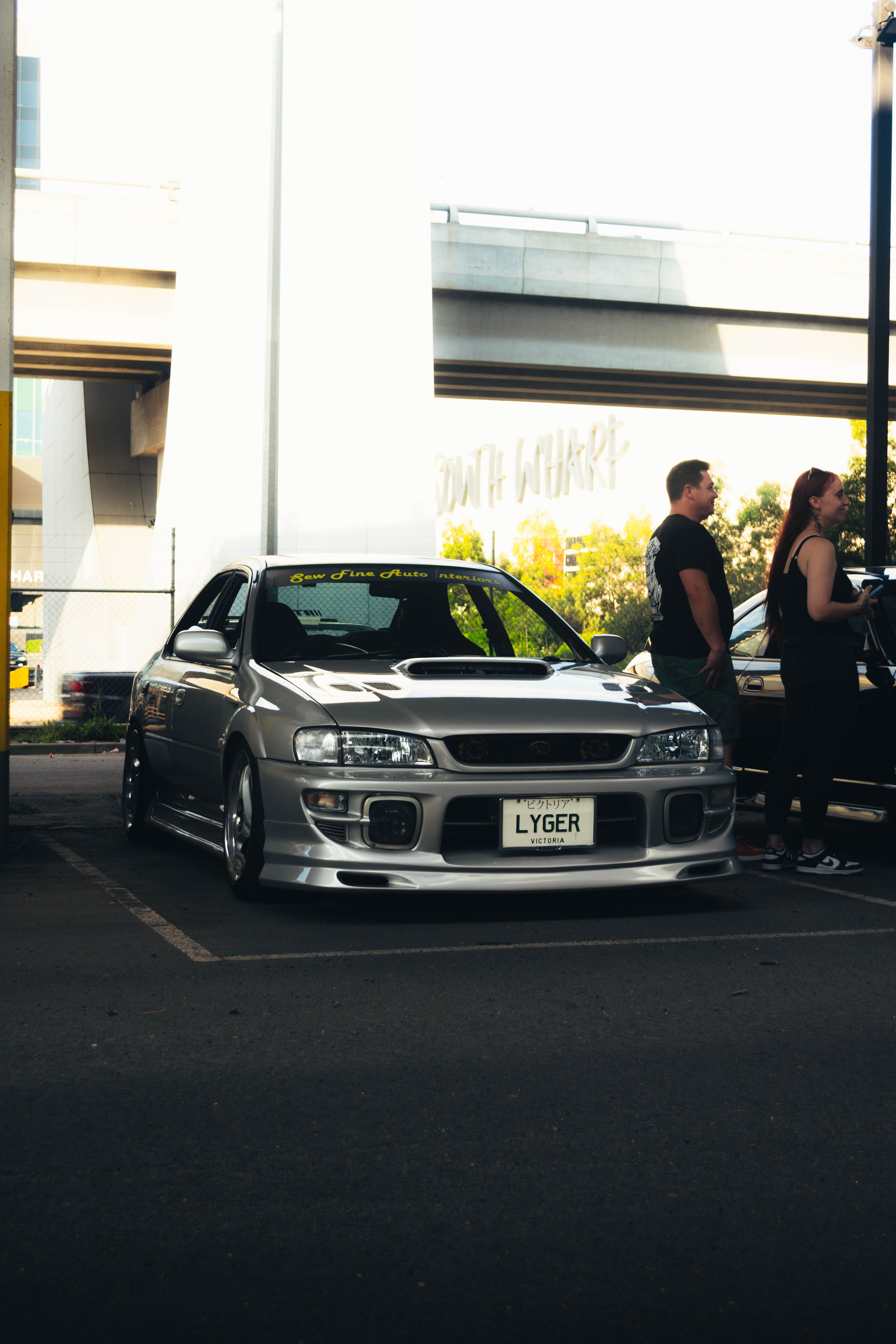 1999 Subaru Impreza fitted with C-Ultra Tri Spokes 17x8 48mm wheels