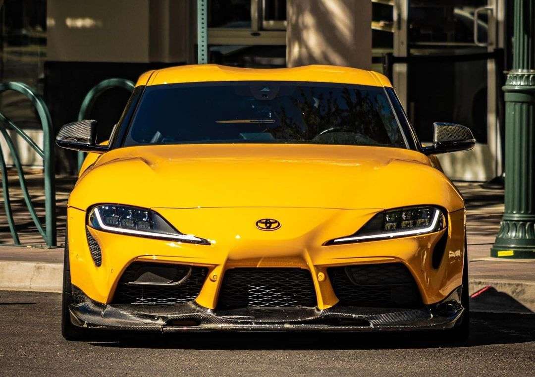 2023 Toyota GR Supra fitted with TE37SL 19x9.5 22mm wheels