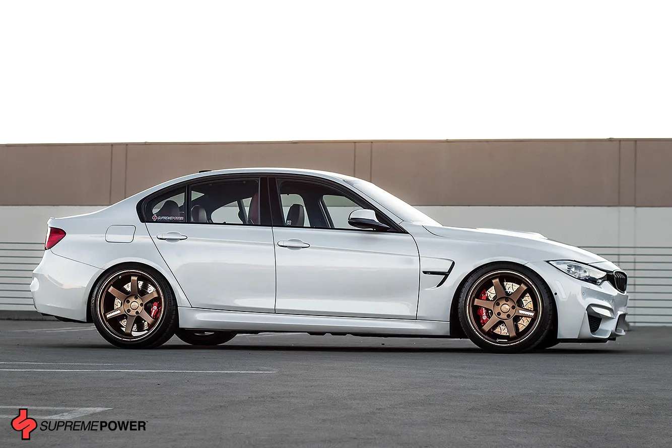 2018 BMW M4 fitted with TE37 ULTRA 20x9.5 25mm wheels