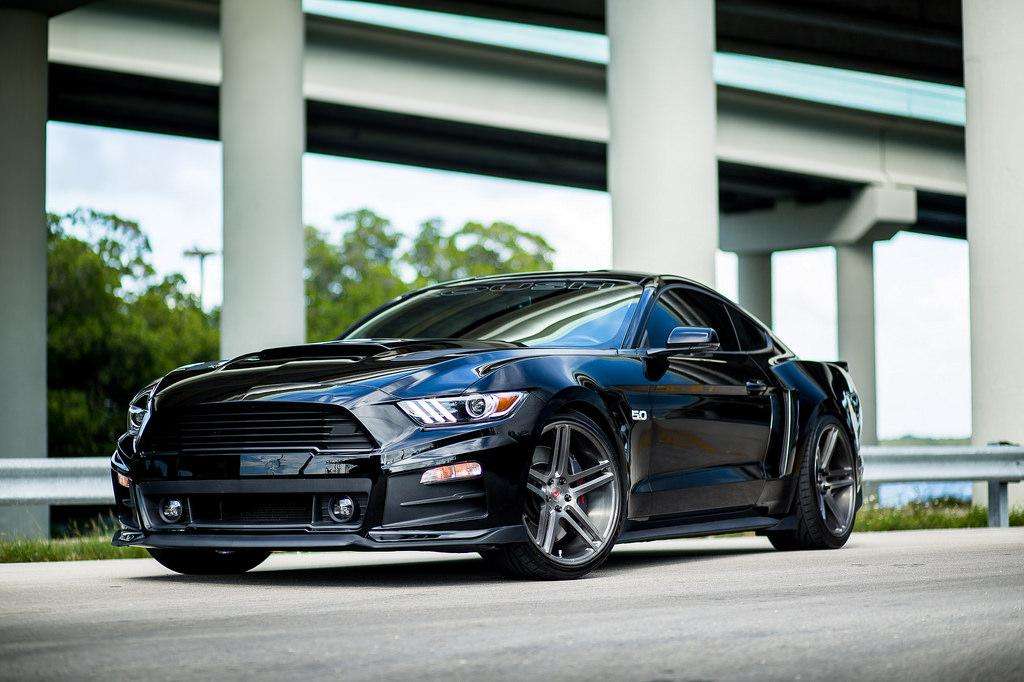 2015 Ford Mustang fitted with Vossen Forged VPS-302 20x10 30mm wheels