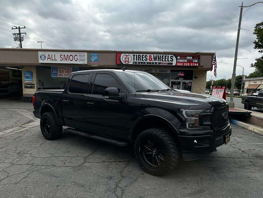 2020 Ford F-150 · Hostile Wheels H126 Maniac Satin Black · 20x10