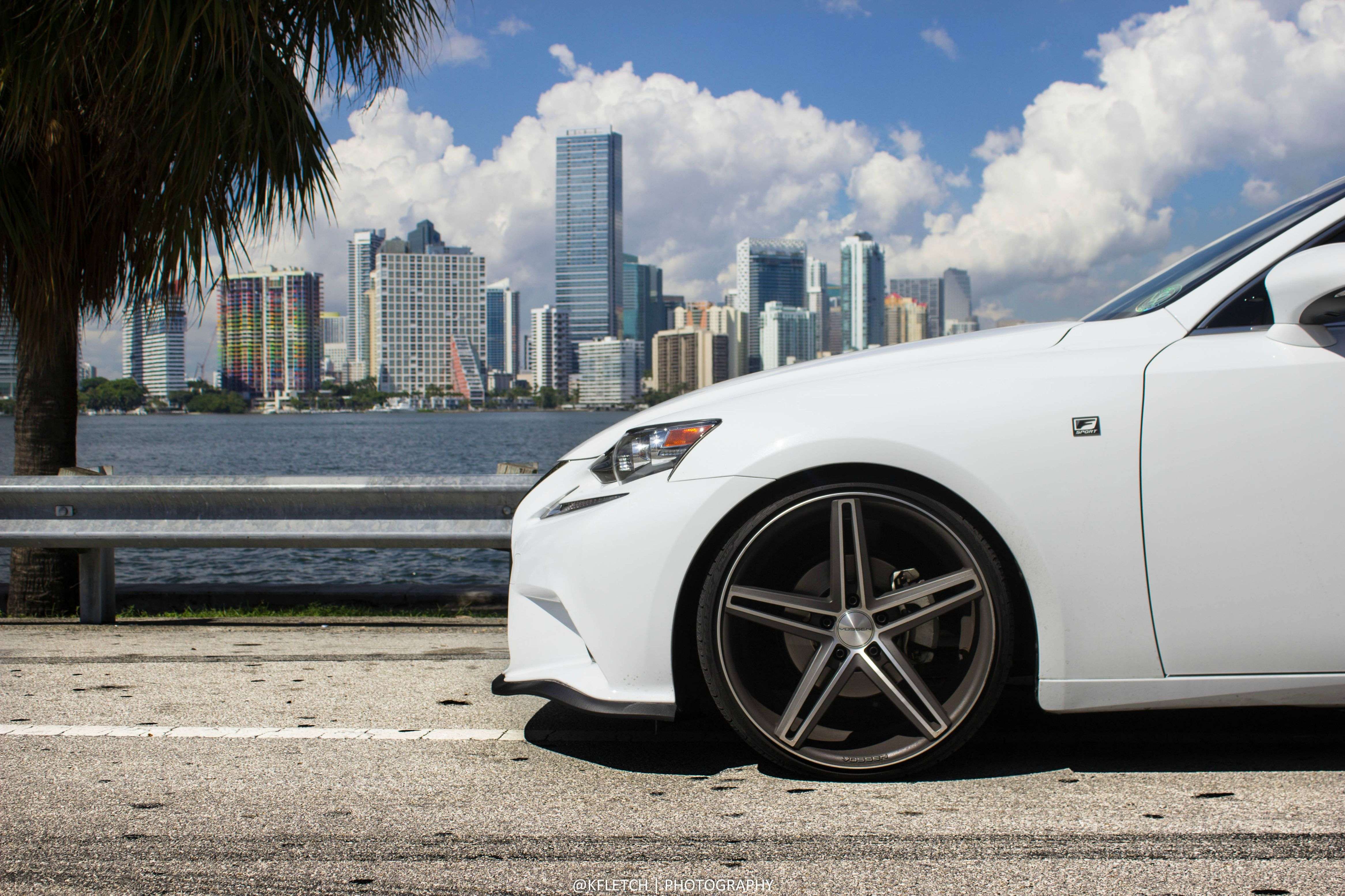 2014 Lexus IS250 fitted with VVS-CV5 20x9 38mm wheels