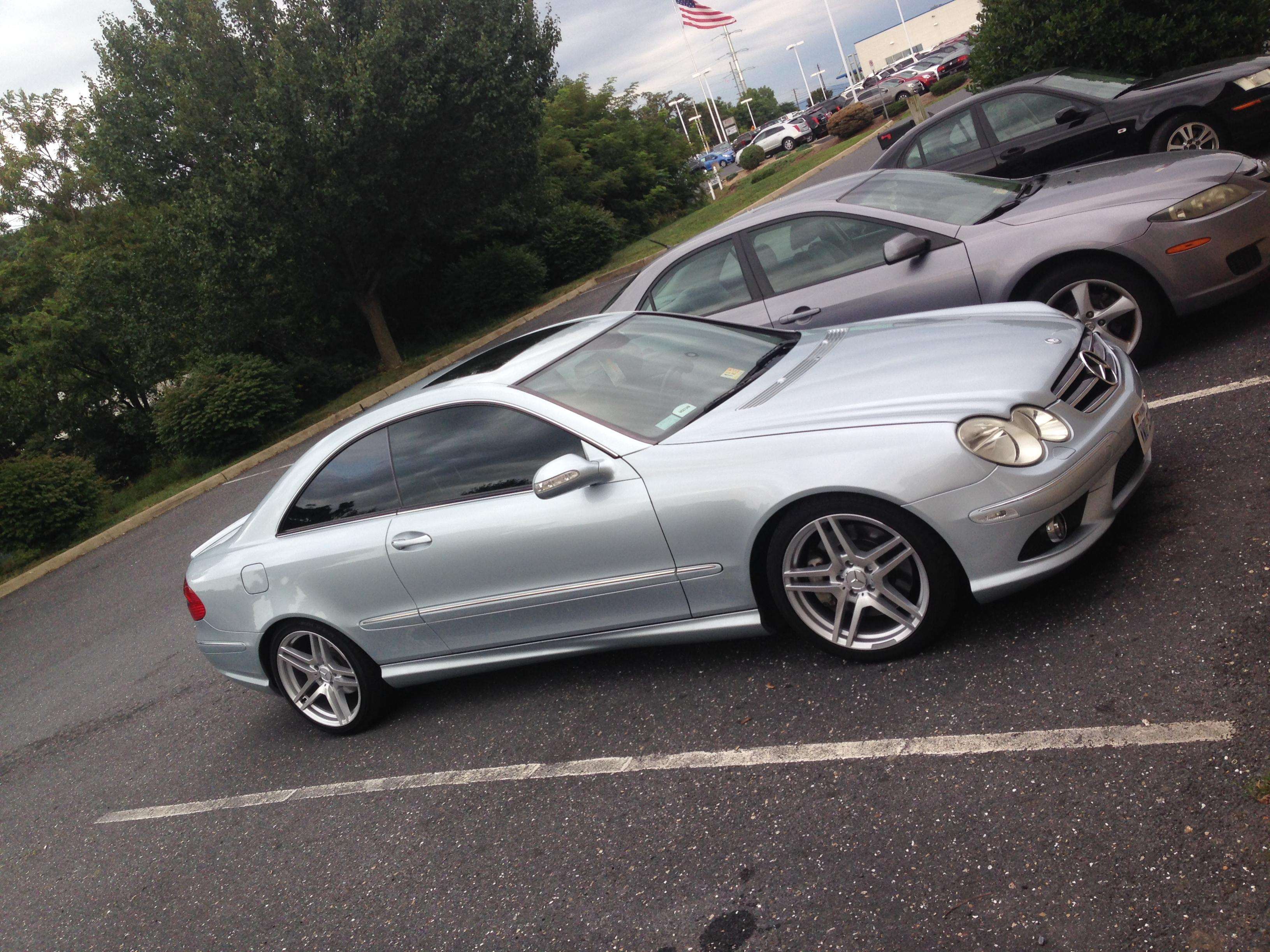 2006 Mercedes-Benz CLK500 fitted with AMG Reps 18x8.5 25mm wheels
