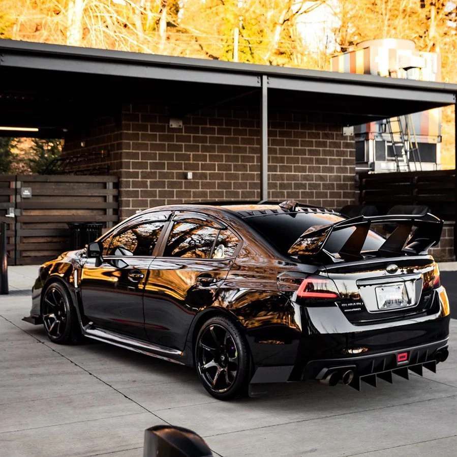 2020 Subaru WRX STI fitted with Cosmis-Racing MR7 18x9 25mm wheels