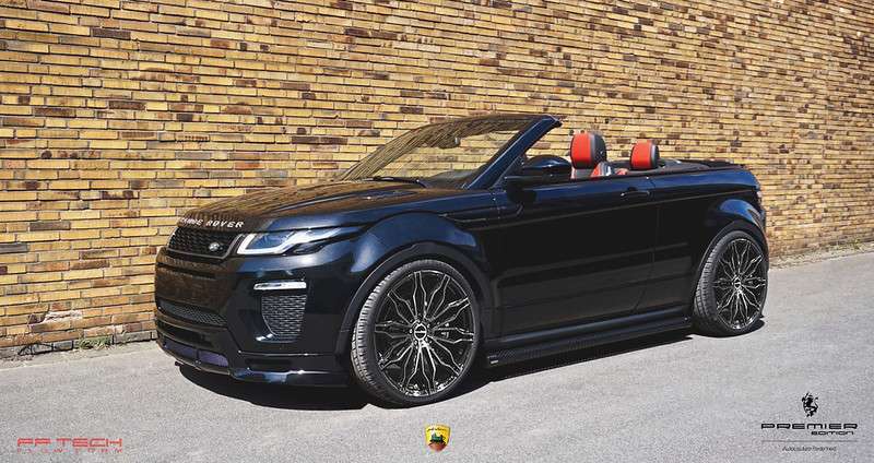 2016 Land Rover Range Rover Evoque fitted with CS10-FF 22x10 38mm wheels